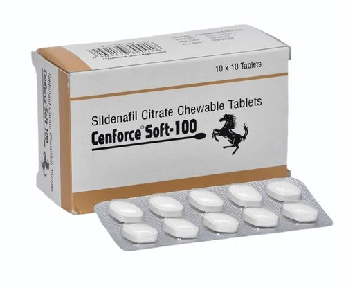 100mg Cenforce Soft Sildenafil Citrate Tablets