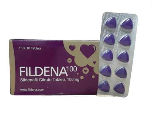 100mg Fildena Sildenafil Citrate Tablet