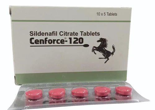120mg Cenforce Sildenafil Citrate Tablets