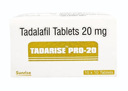 20mg Tadarise Pro Tadalafil Tablets