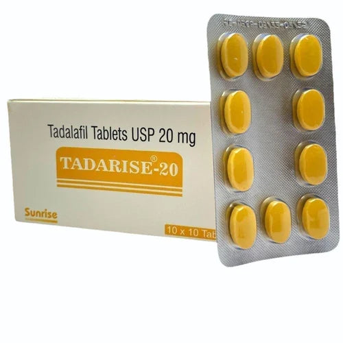 20mg Tadarise Tadalafil Tablets