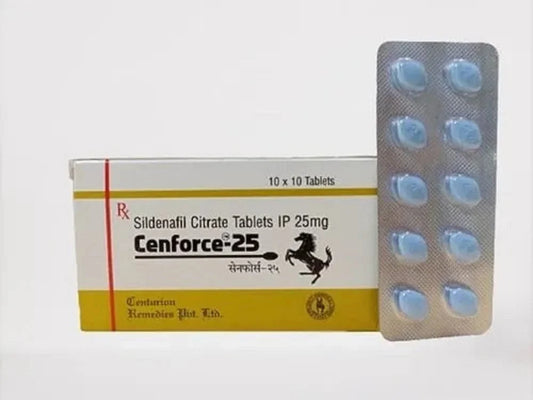 25mg Cenforce Sildenafil Citrate Tablets