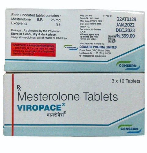 25mg Viropace Mesterolone Tablet