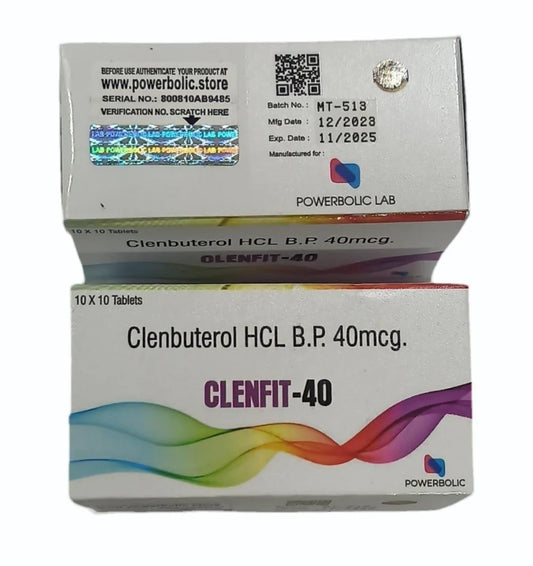 40mcg Clenfit Clenbuterol Tablets
