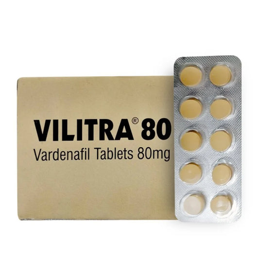 80mg Vilitra Vardenafil Tablets