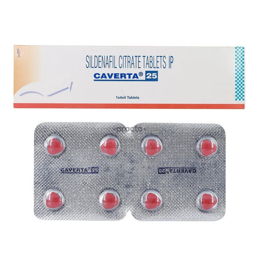 25mg Caverta Sildenafil Citrate Tablets