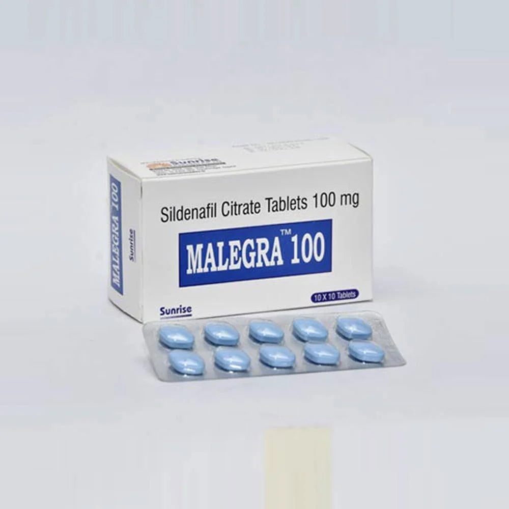 100mg Malegra Sildenafil Tablets