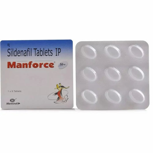 50mg Manforce Sildenafil Tablets