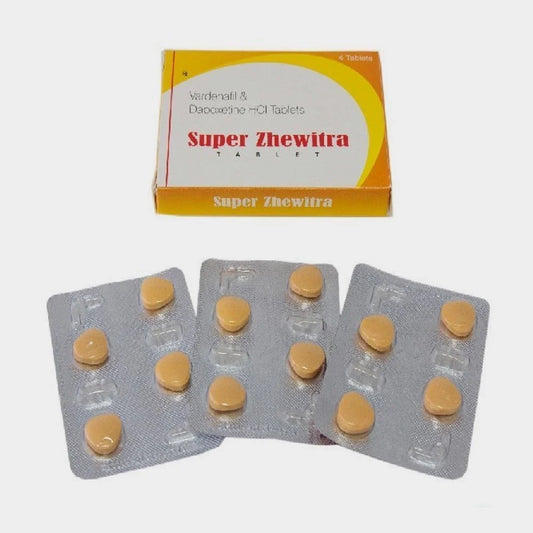 Super Zhewitra Vardenafil Dapoxetine Tablets