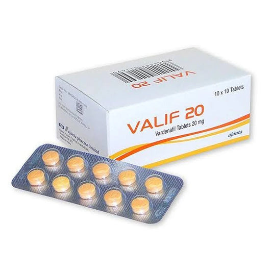 20mg Valif Vardenafil Tablets
