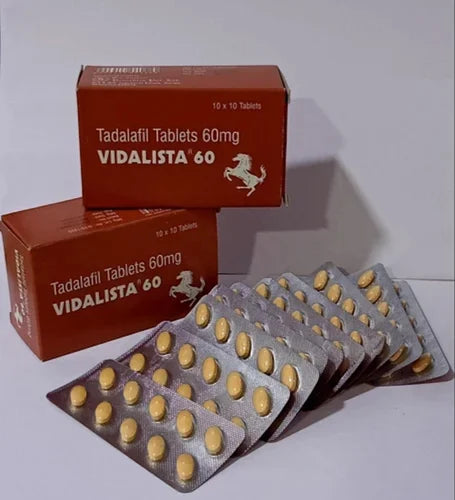 Vidalista 60 Mg Tadalafil Tablets
