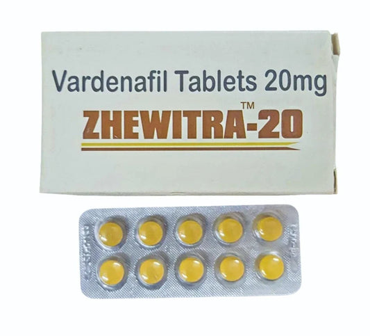 20mg Zhewitra Vardenafil Tablets